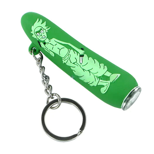 Rick And Morty Pickle Rick One Hitter Silicone Pipe