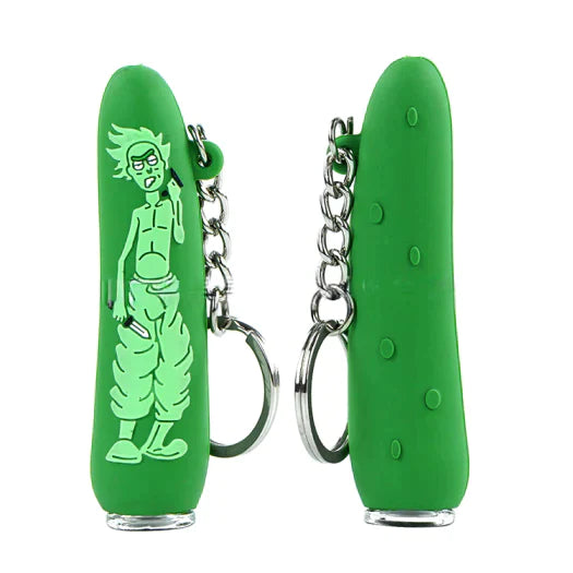 Pickle Rick Silicone One Hitter Pipe