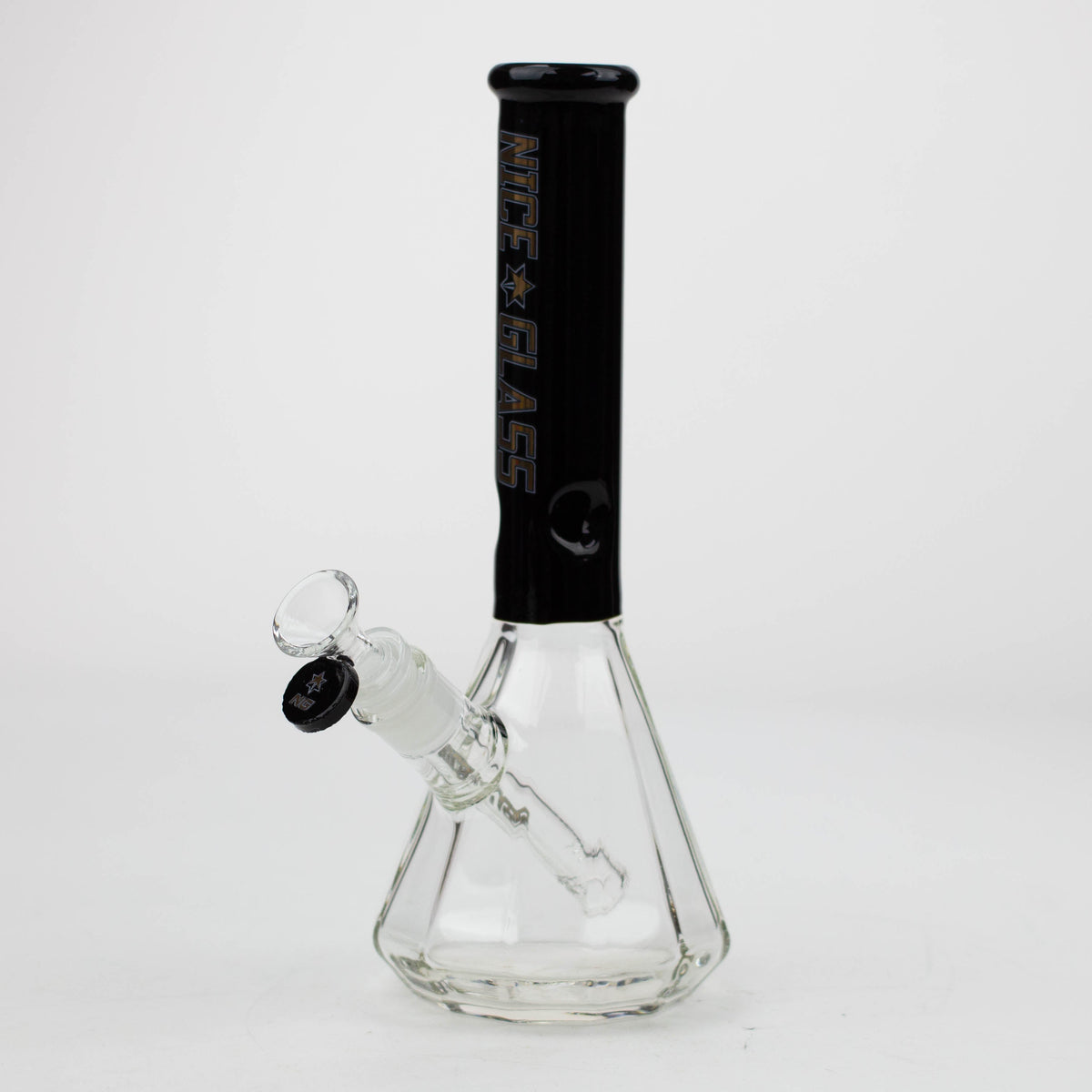 11 Inch 12 Sided Pyramid Beaker Bong from Nice Glass