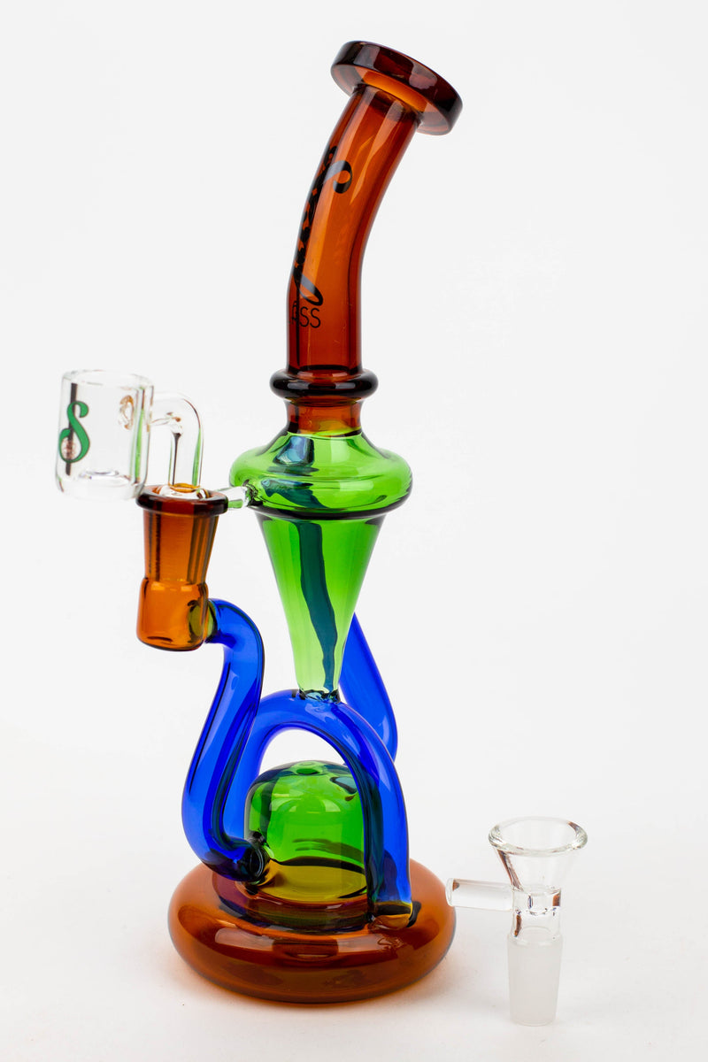 10" SOUL Glass 2-in-1 Concentrate Rig Recycler