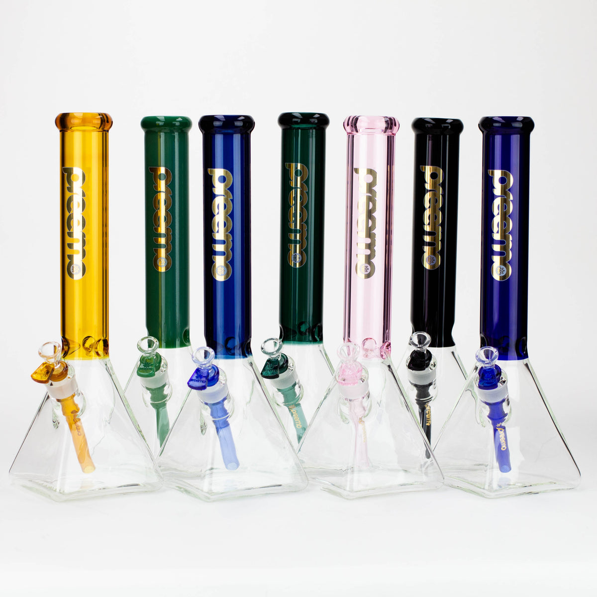 Seven preemo 16 inch Pyramid Base Beaker Bongs