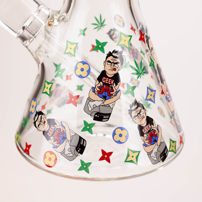 14" Dope Squad Cartoon Glass Bong Base