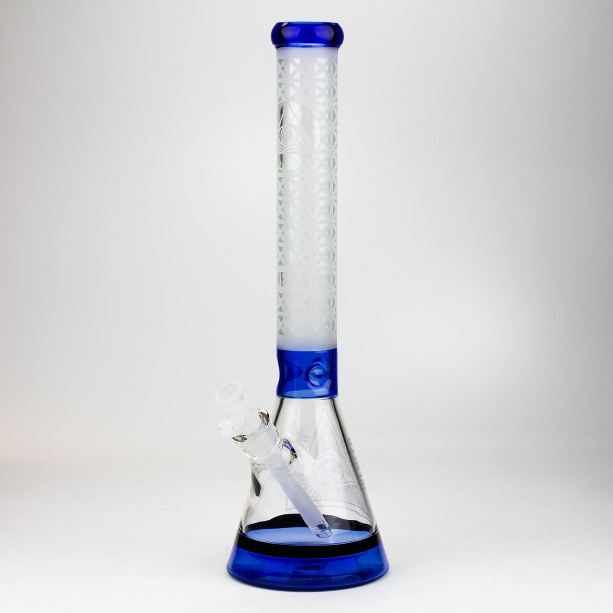 WENEED 19 inch Blue Illuminati Bong 