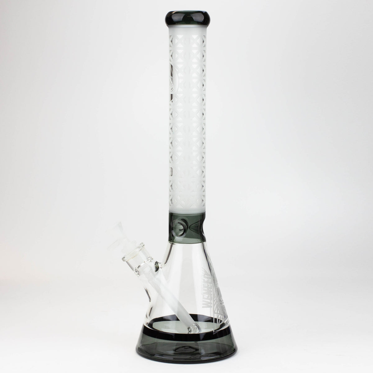 Side View of the WENEED 19 inch Black Illuminati Bong 