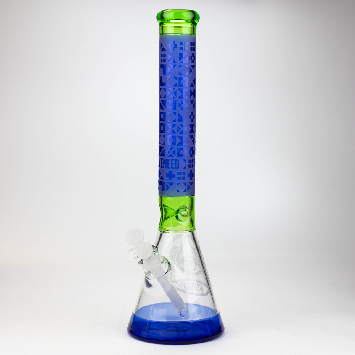 WENEED 18 inch Cipher Text Beaker Bong 