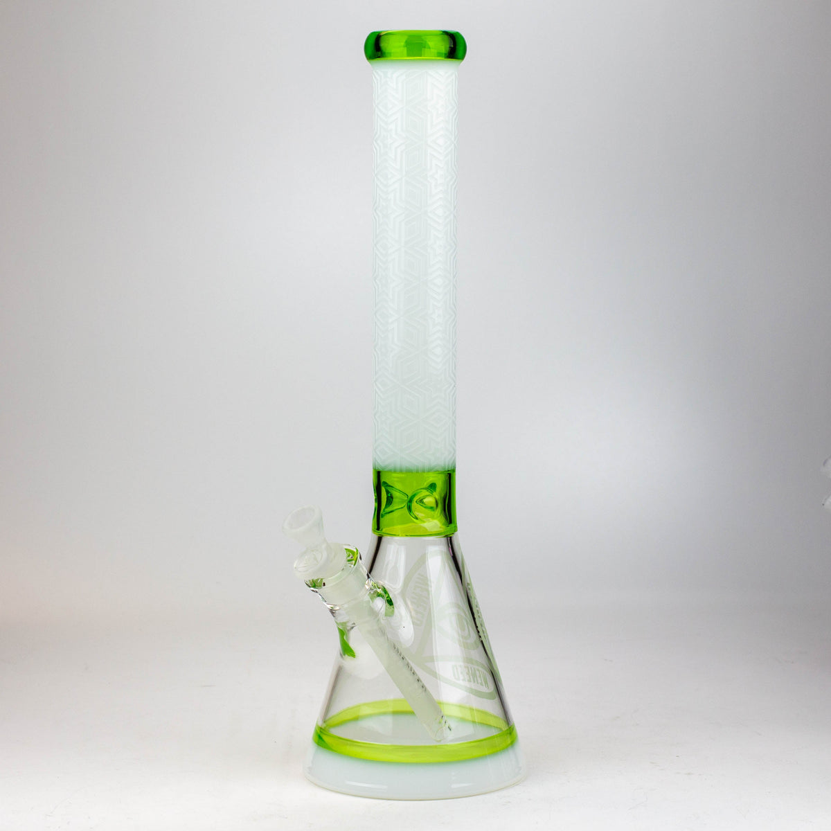 WENEED 18 inch Star Party Beaker Bong in light green