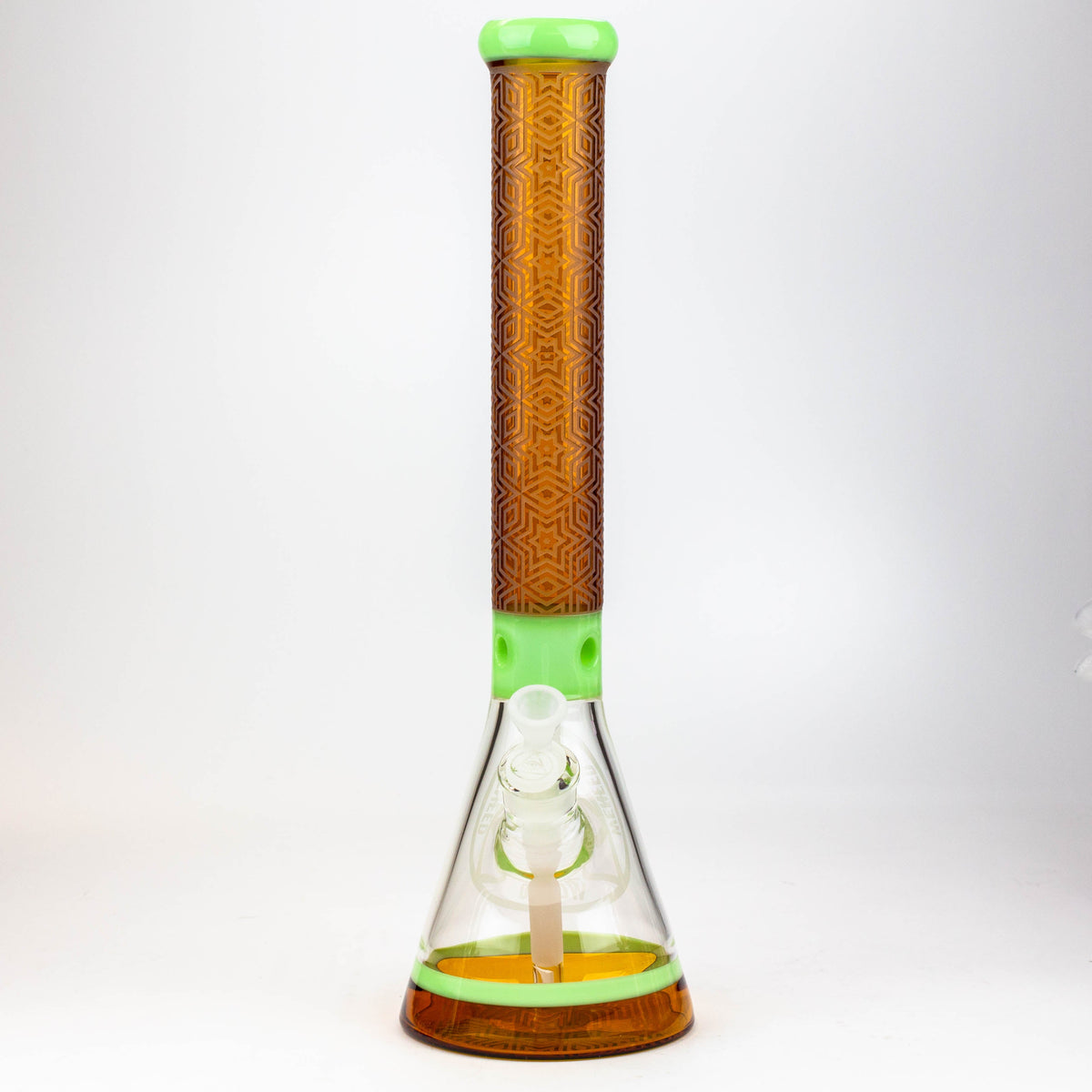 WENEED 18 inch Star Party Orange Beaker Bong