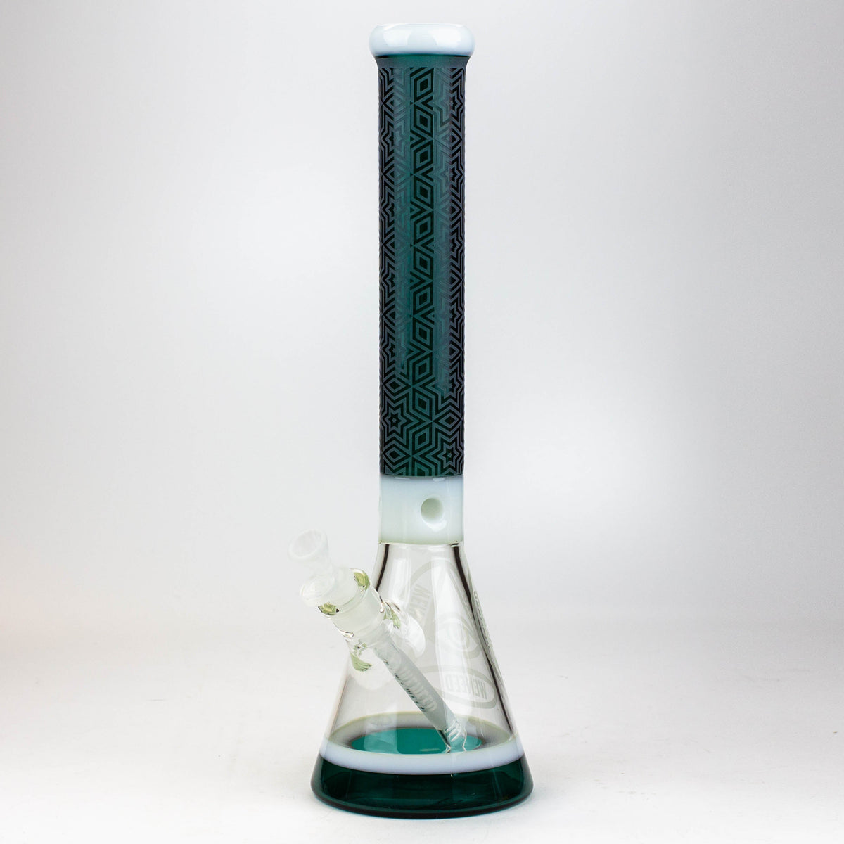 WENEED 18 inch Star Party Green Beaker Bong