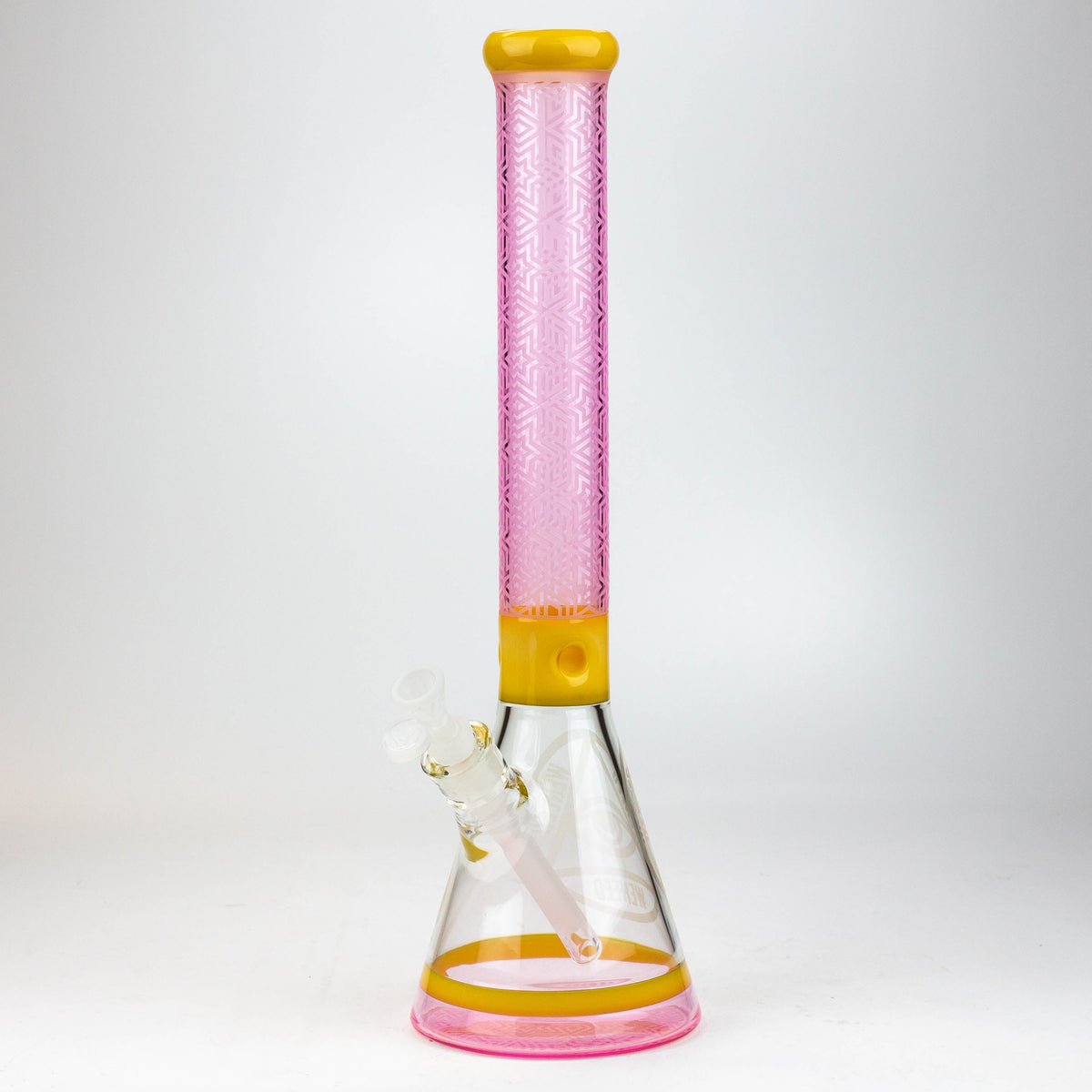 WENEED 18 inch Star Party Pink Beaker Bong