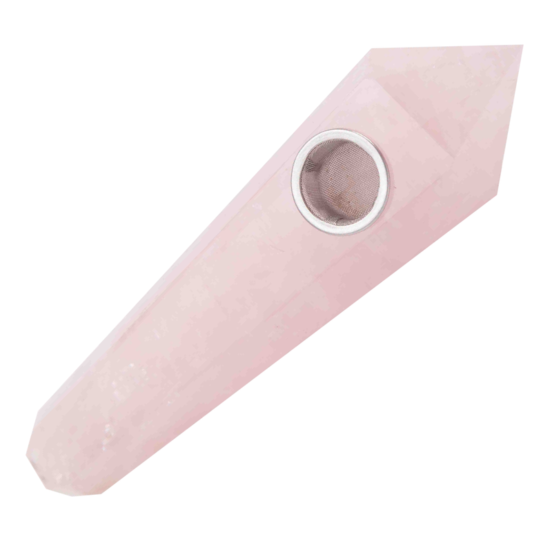 Pink Rose Quartz Pipe Sold In Canada