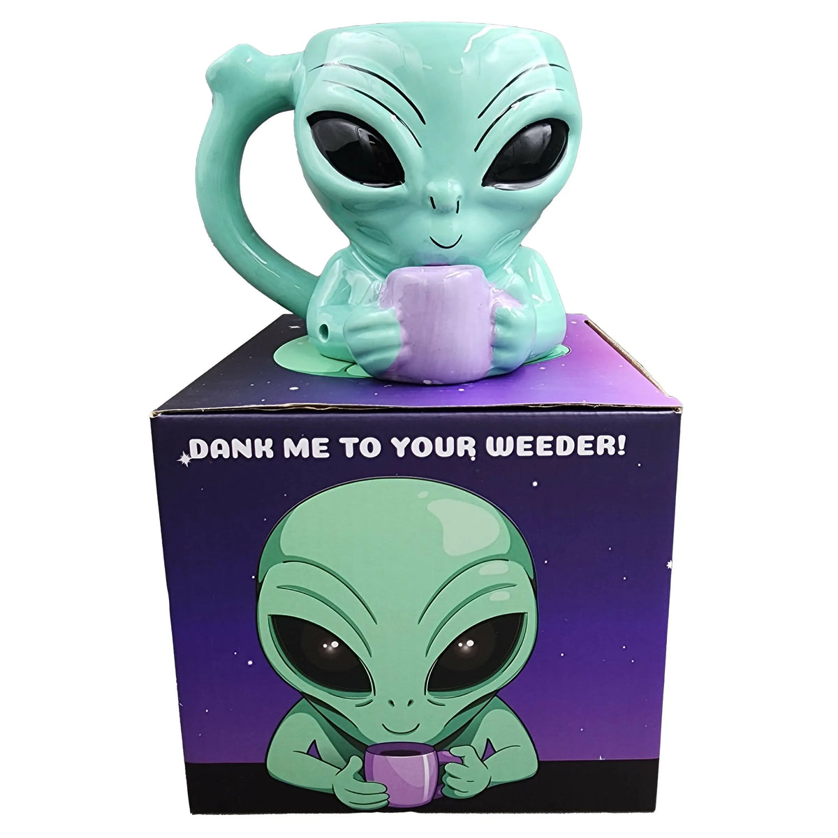 Alien Pipe Mug 420 Gift