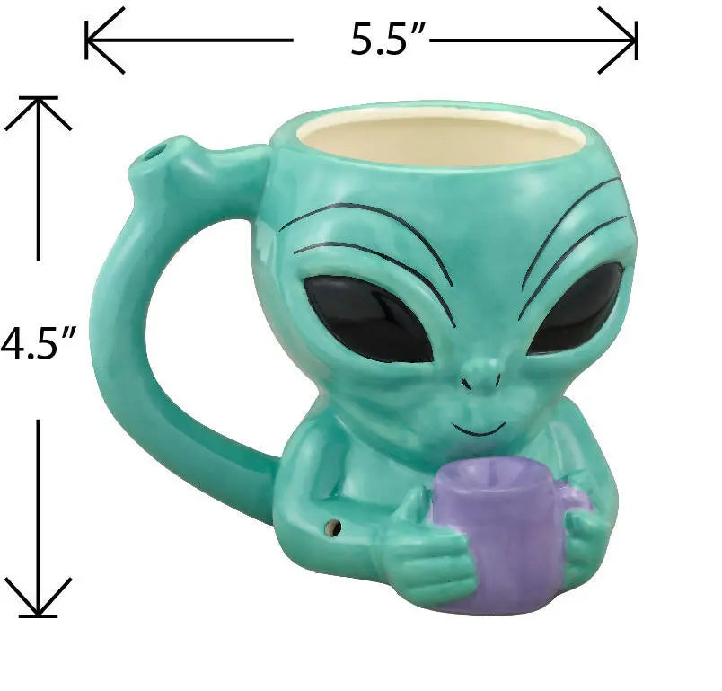 Alien Pipe Mug Size