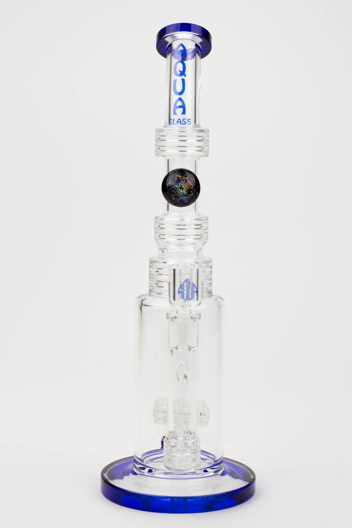 13" AQUA Glass / 2-in-1 / 7mm glass bong and dab rig Canada