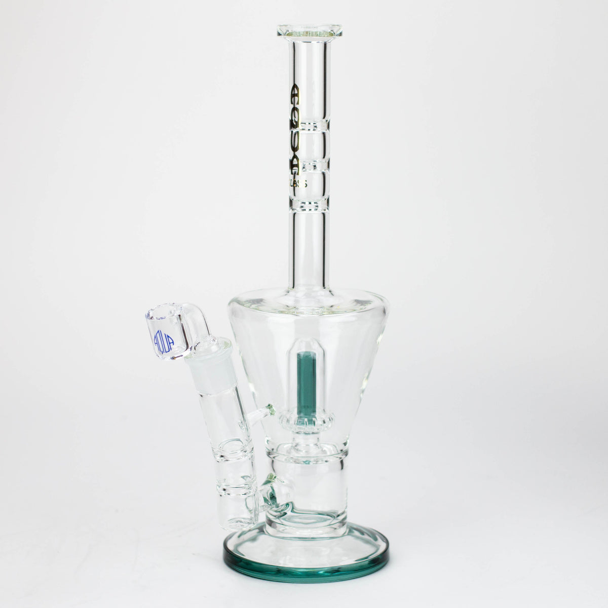 AQUA Glass 14 inch Showerhead Perc Dab Rig Hyrbid