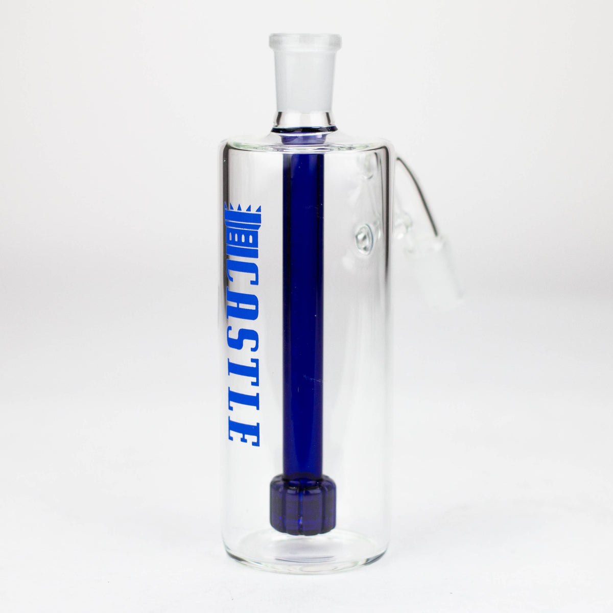 Blue Ash Catcher with Matrix Percolator by Castle Glassworks 