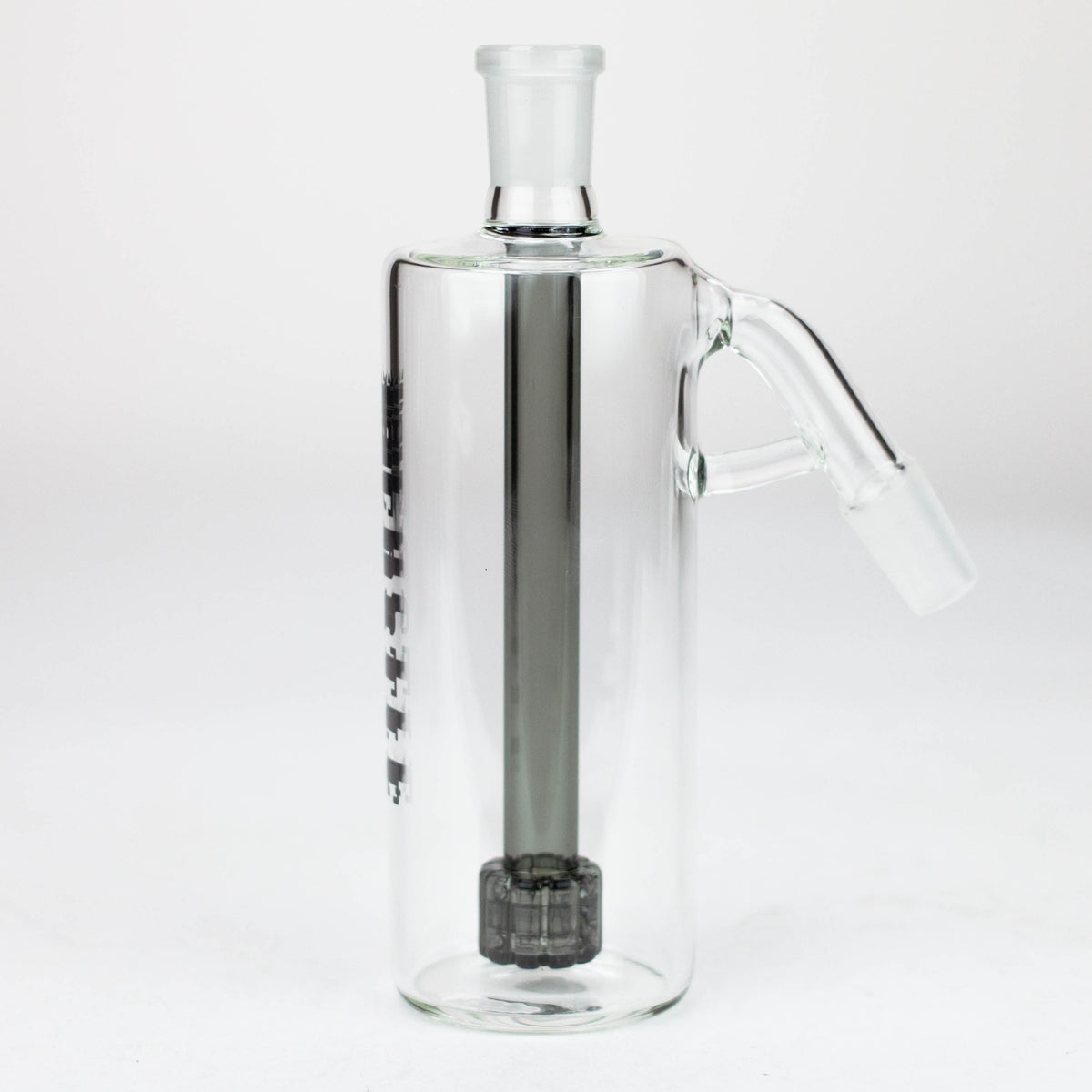 SIde View of the Ash Catcher with Matrix Percolator by Castle Glassworks 