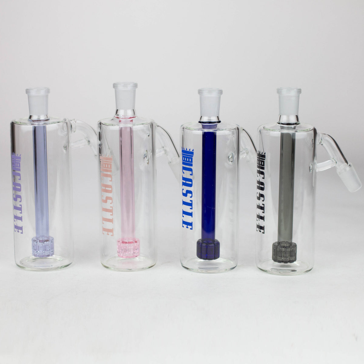 Four Ash Catchers with Matrix Percolator by Castle Glassworks 