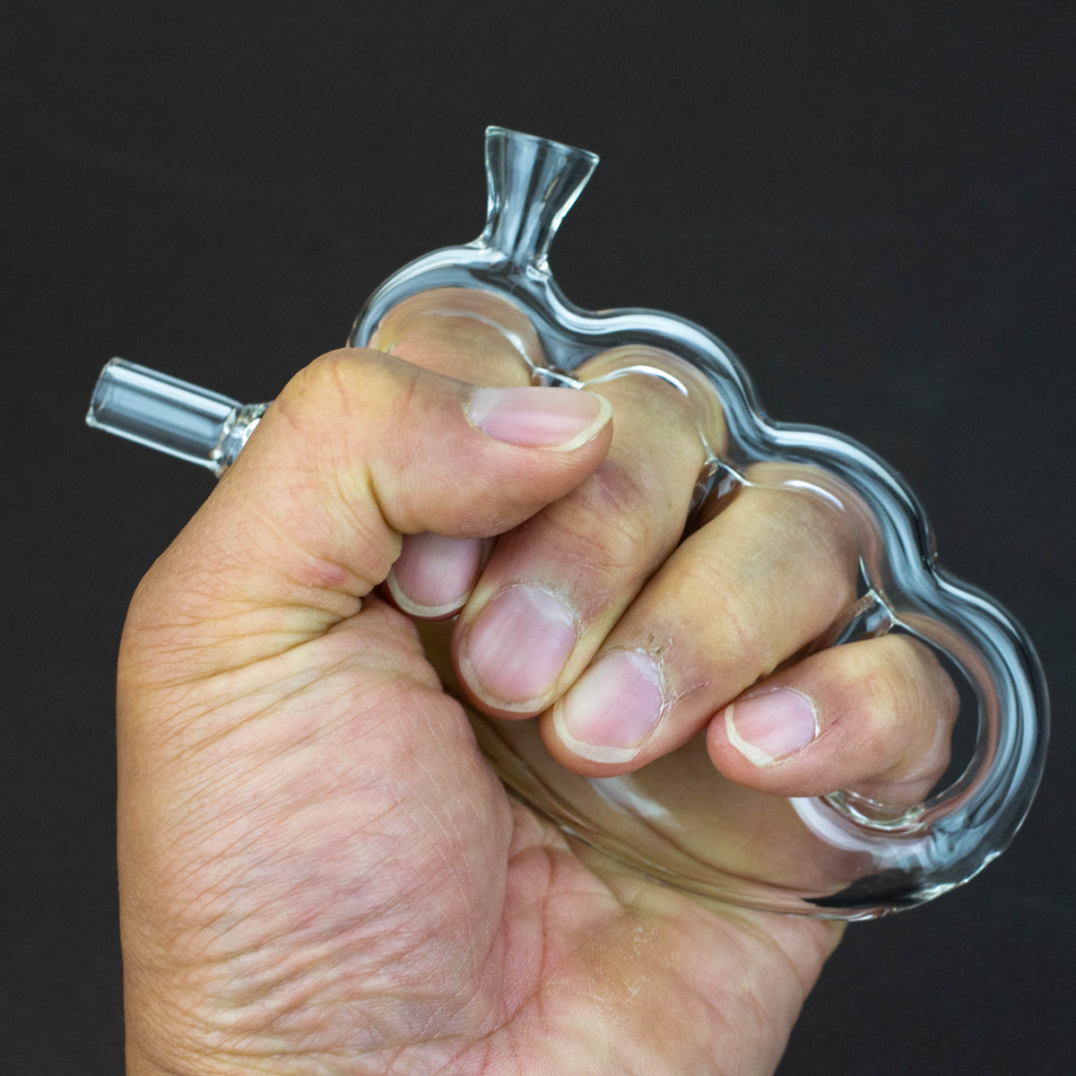 Glass Bubbler Knuckles - Novelty Water Pipe - Canada