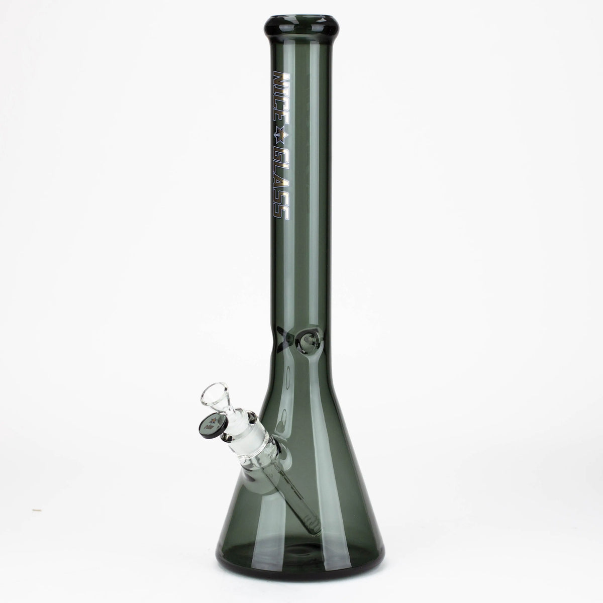 18 Inch Blackout Beaker Bong by Nice Glass