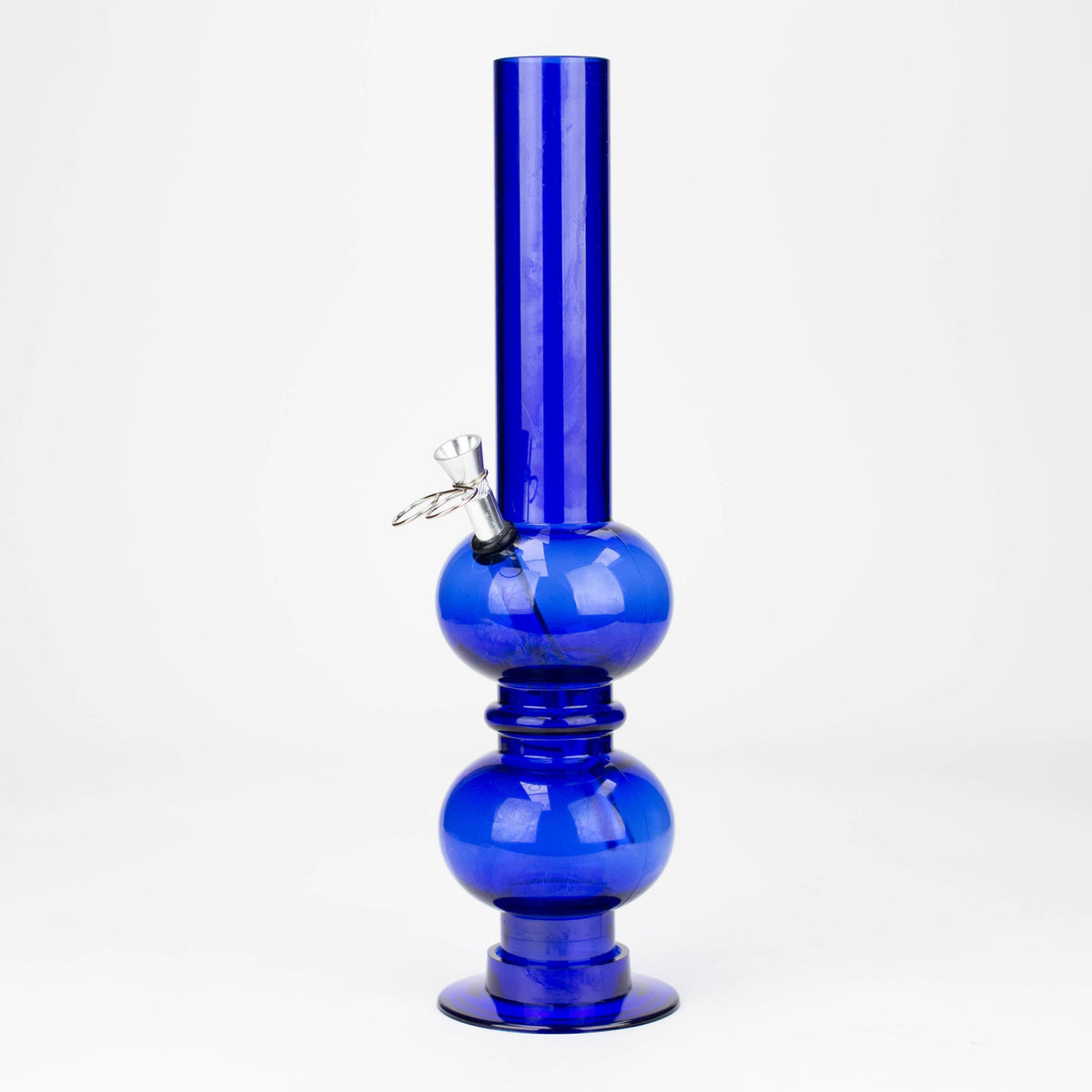 12" Blue Acrylic Bong