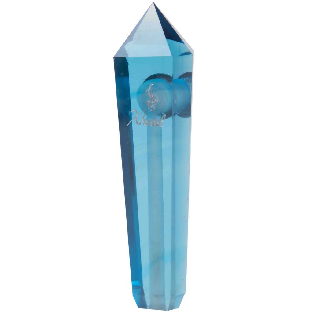 Blue Crystal Healing Quartz Pipe 