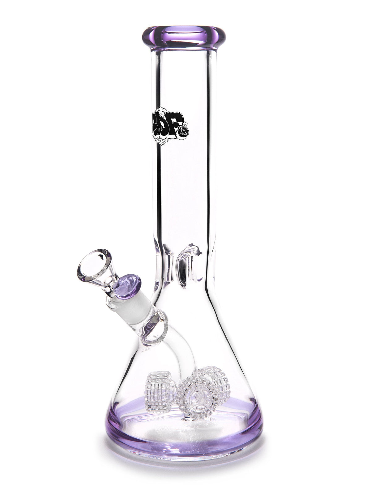 Squadafum 14 inch Matrix Percolator Beaker Bong in Purple