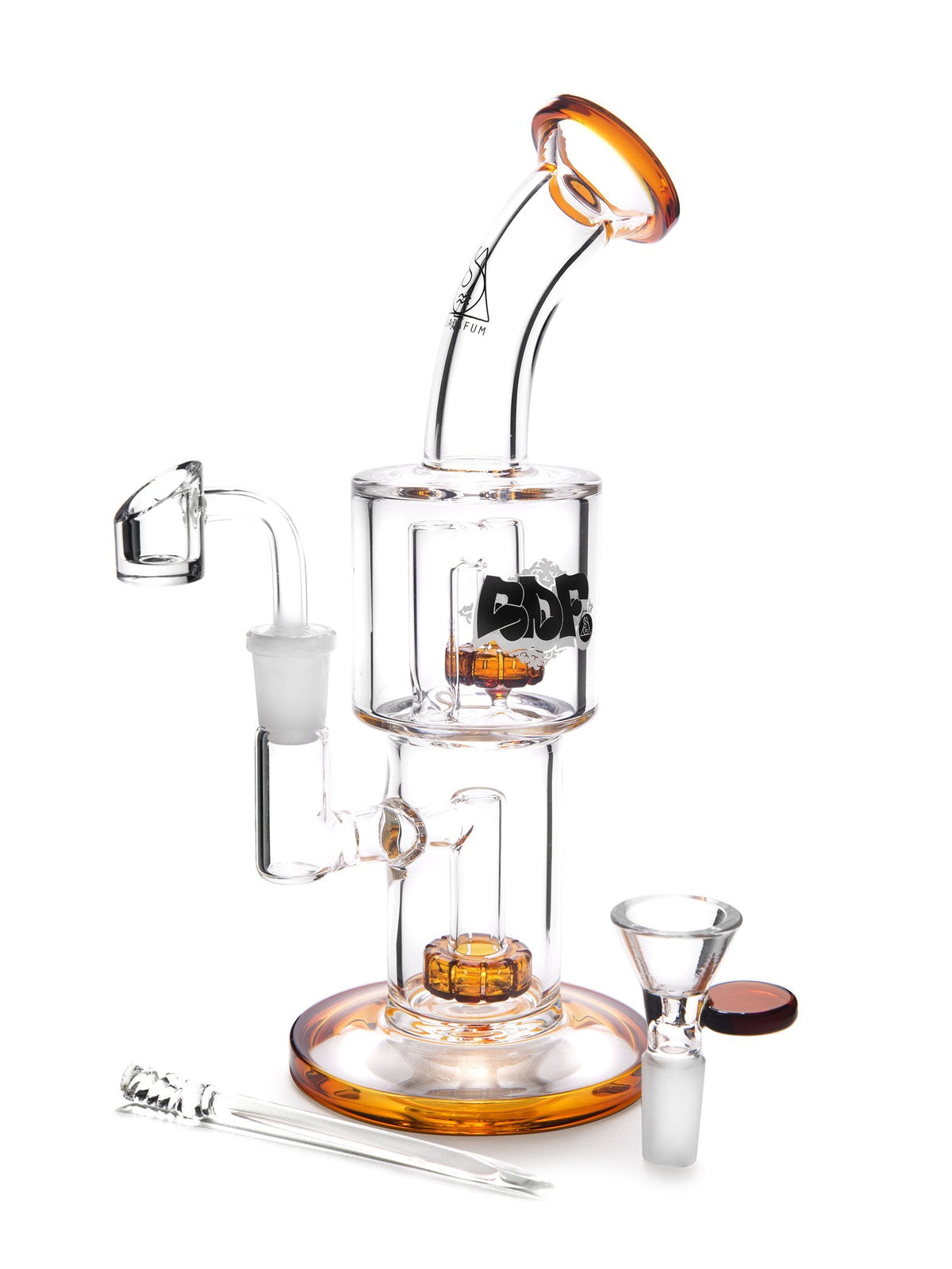 Squadafum Jah-Jah Premium Dab Rig Amber