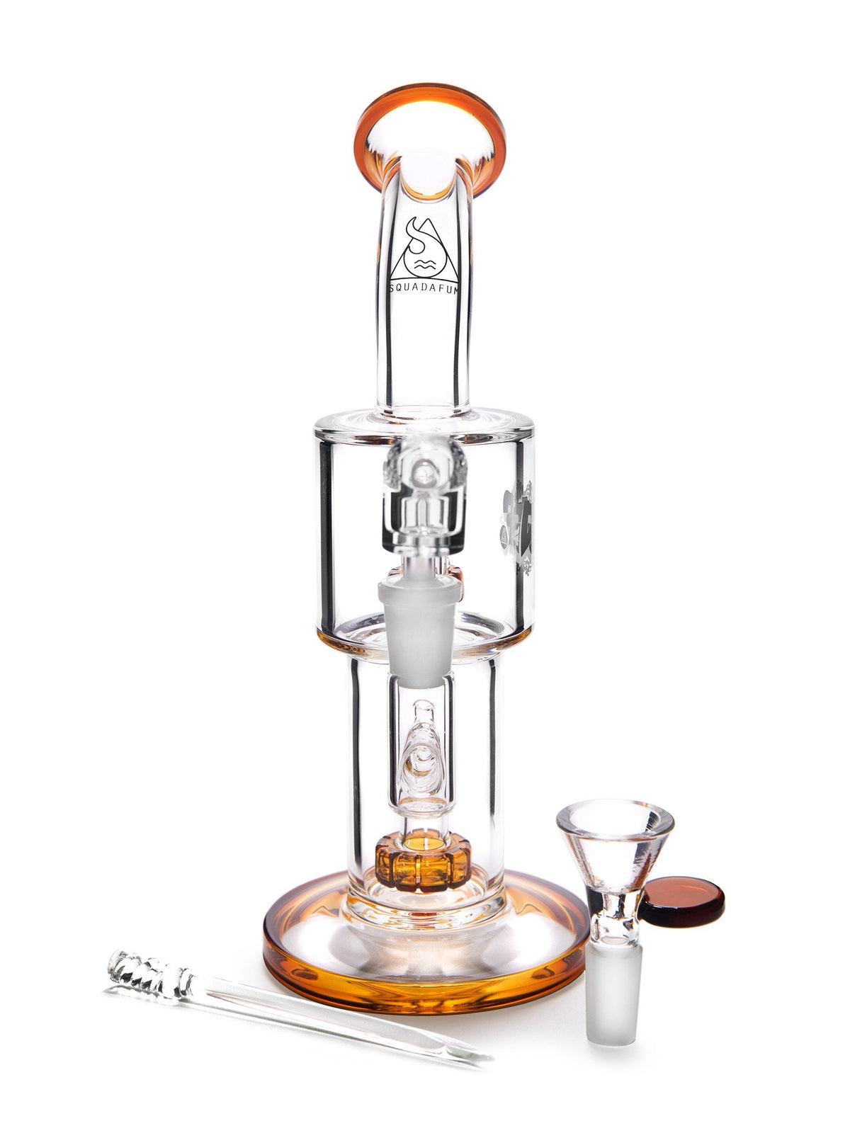 Squadafum Jah-Jah Premium Dab Rig Front View Medium Close Up