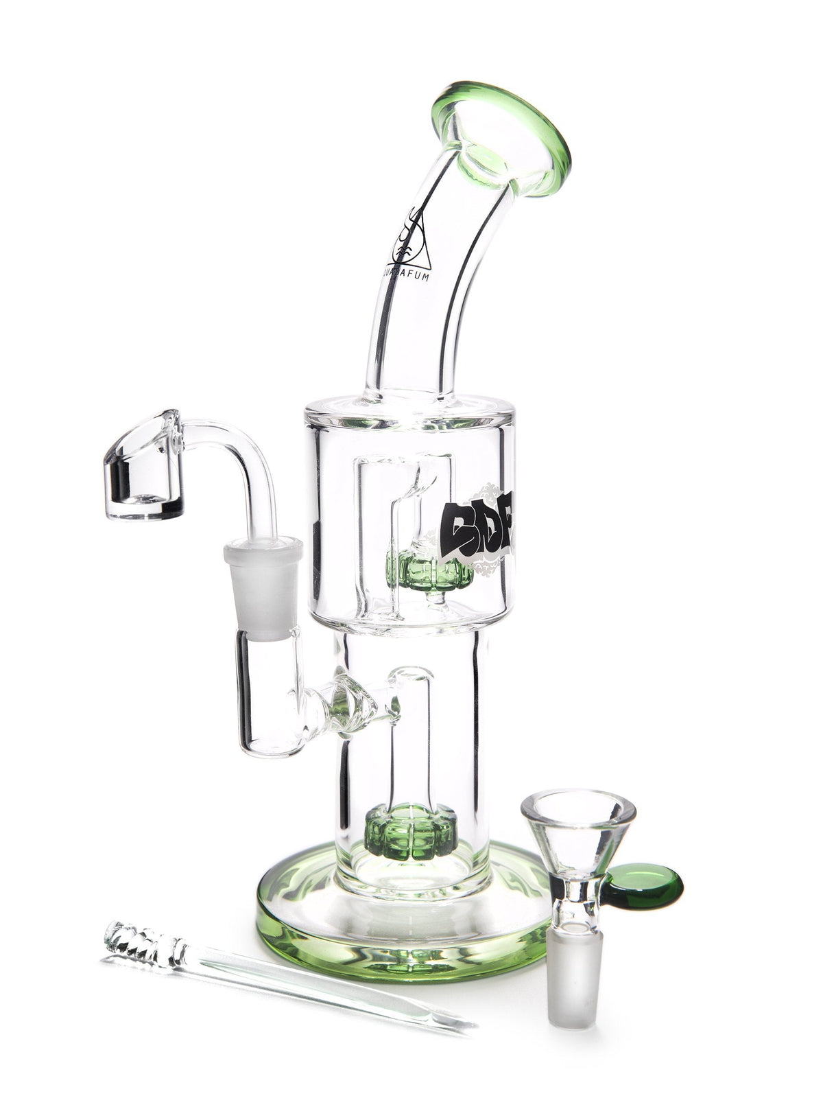 Squadafum Jah-Jah Premium Dab Rig Green