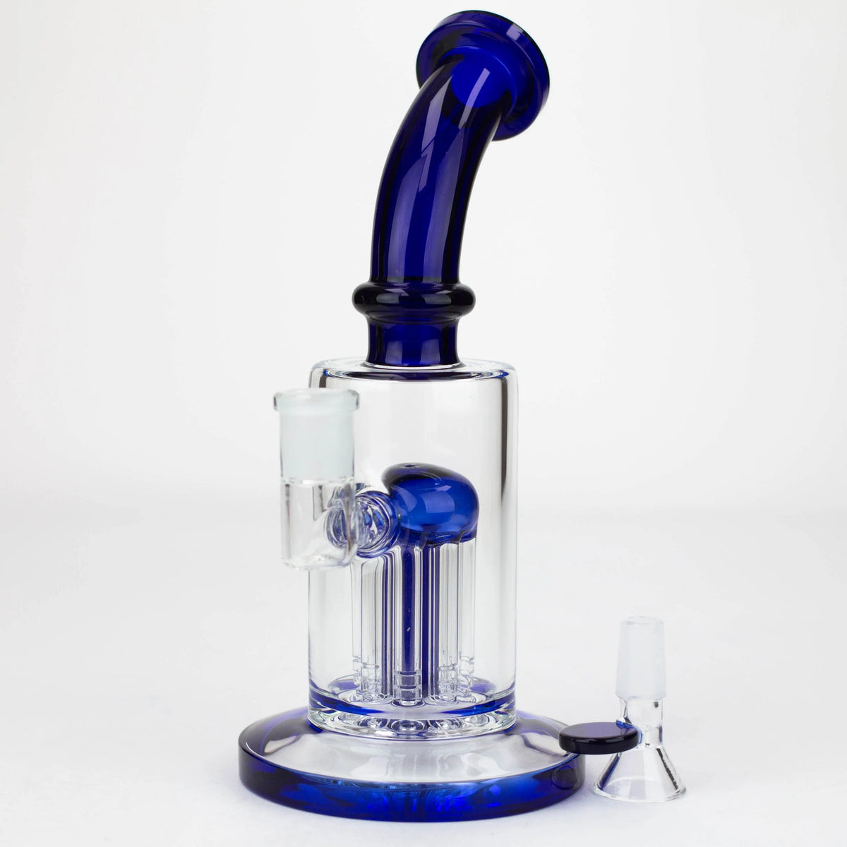 8.5" Glass Perc Bubbler Bong Canada