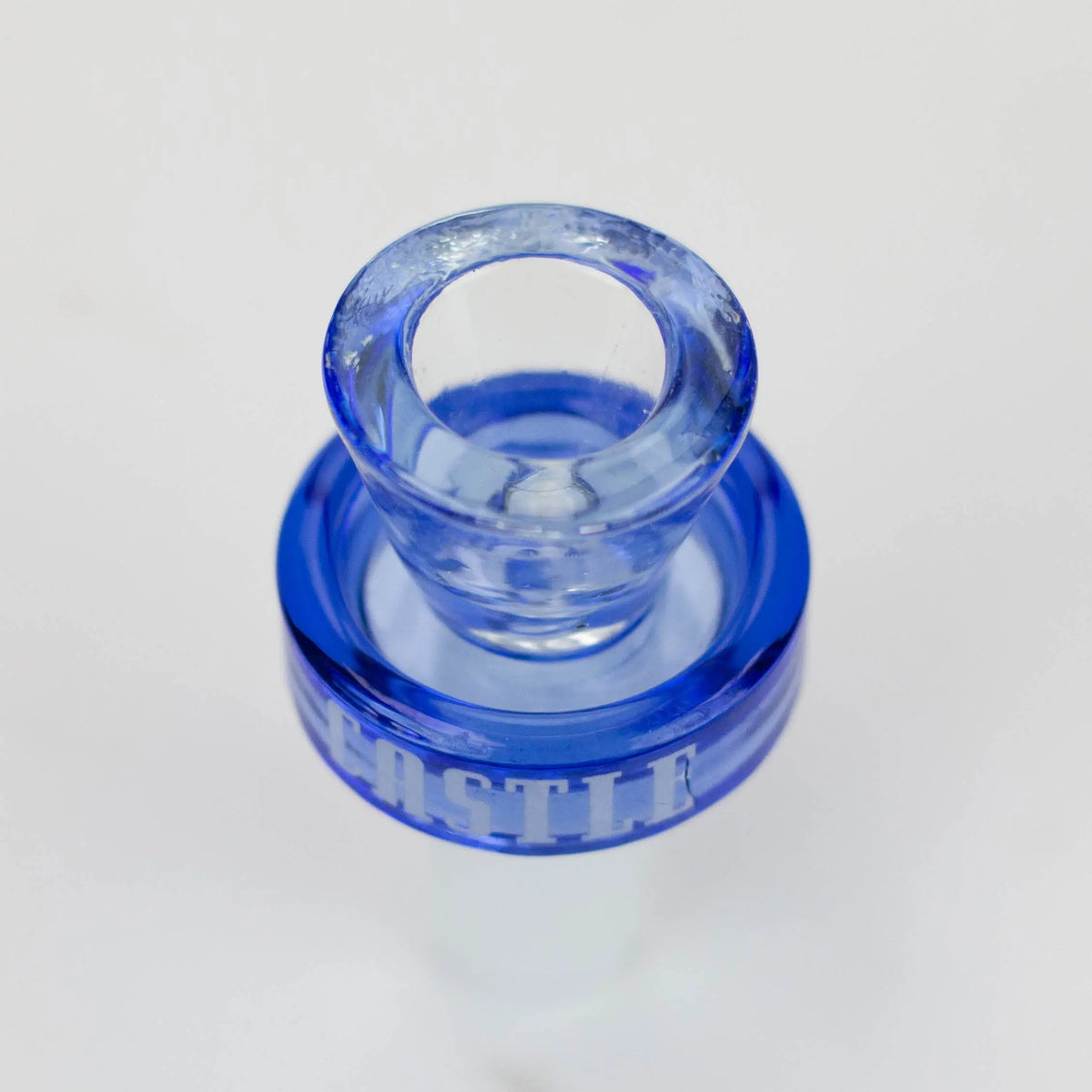 Castle Glassworks Blue Bowl Piece Top