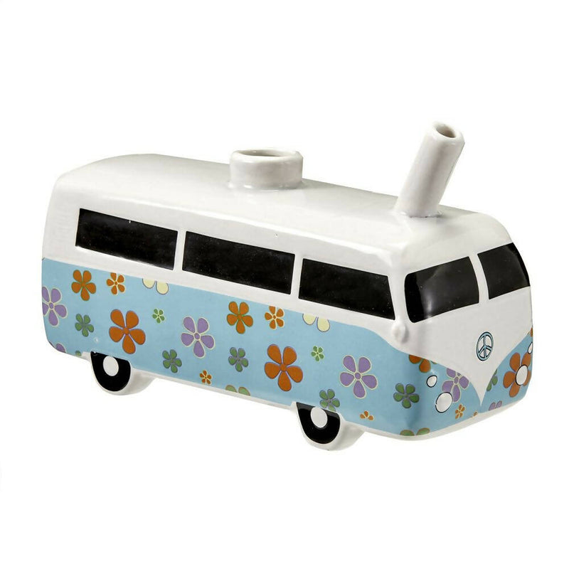 Ceramic Hippie Bus Flower Pipe