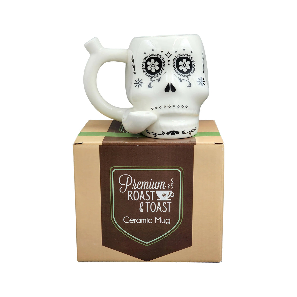 Roast & Toast Skull Pipe Mug