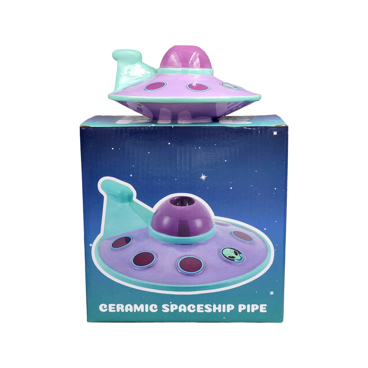 Ceramic Spaceship Pipe Box