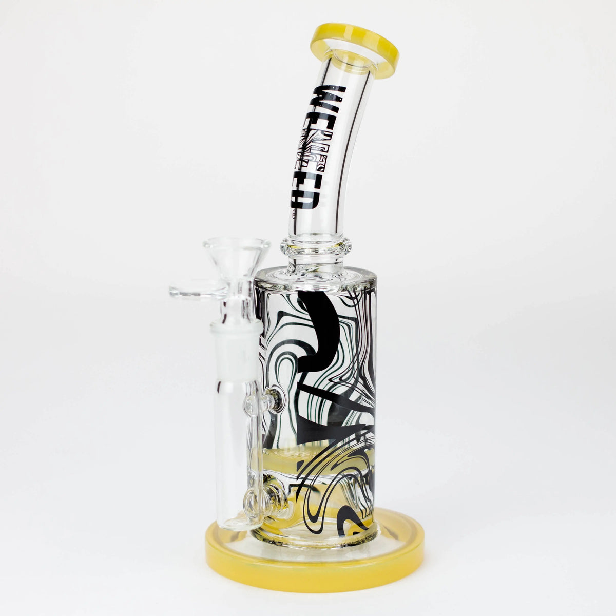 8.5 Inch Cosmic Dust Glass Bong in Topaz by WENEED