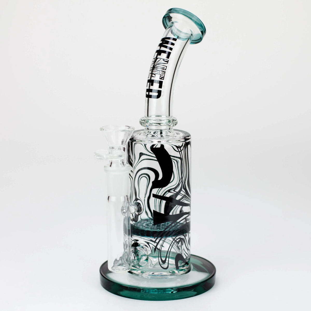 8.5 Inch Cosmic Dust Glass Bong by WENEED