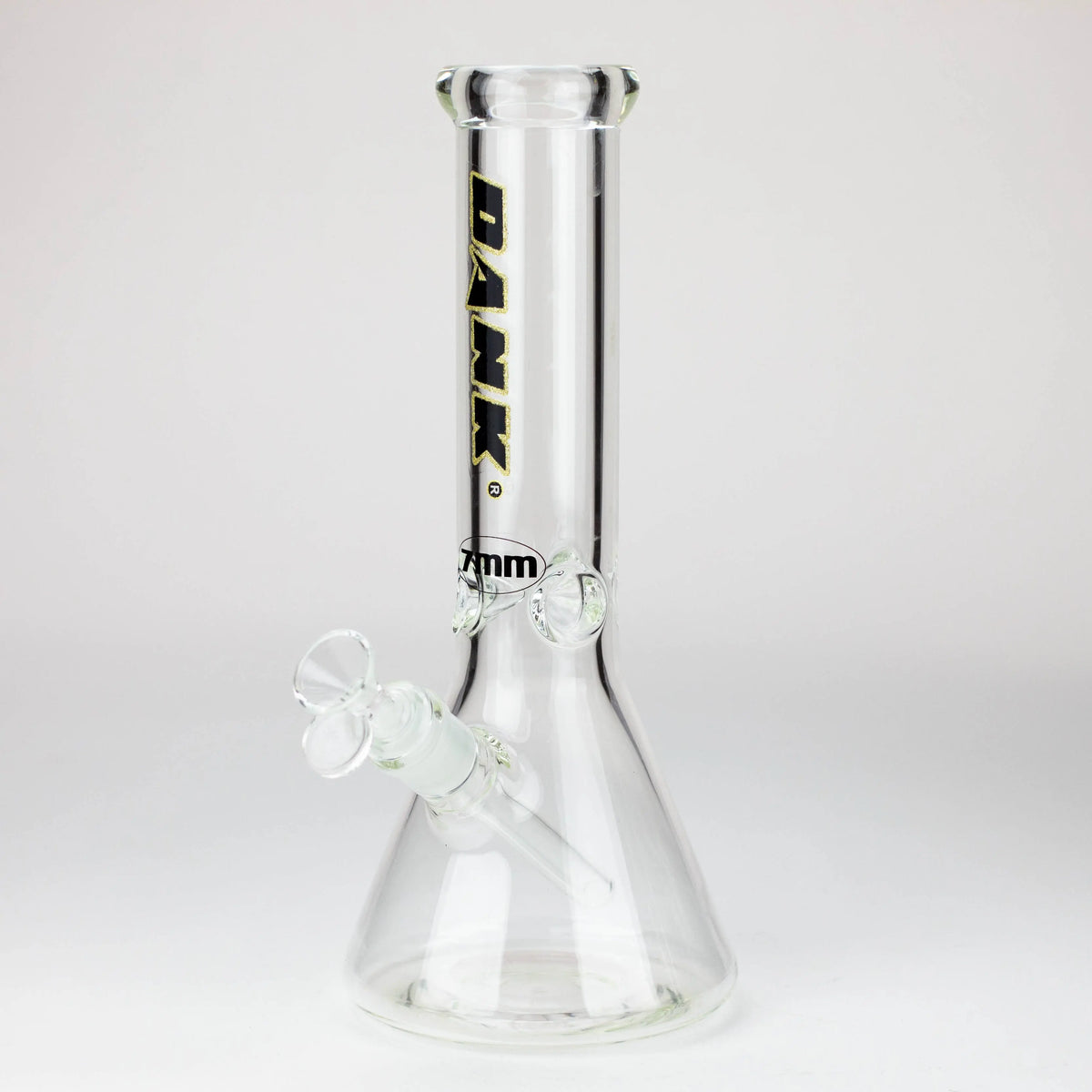 12 inch Glass Beaker Bong from Dank in Black