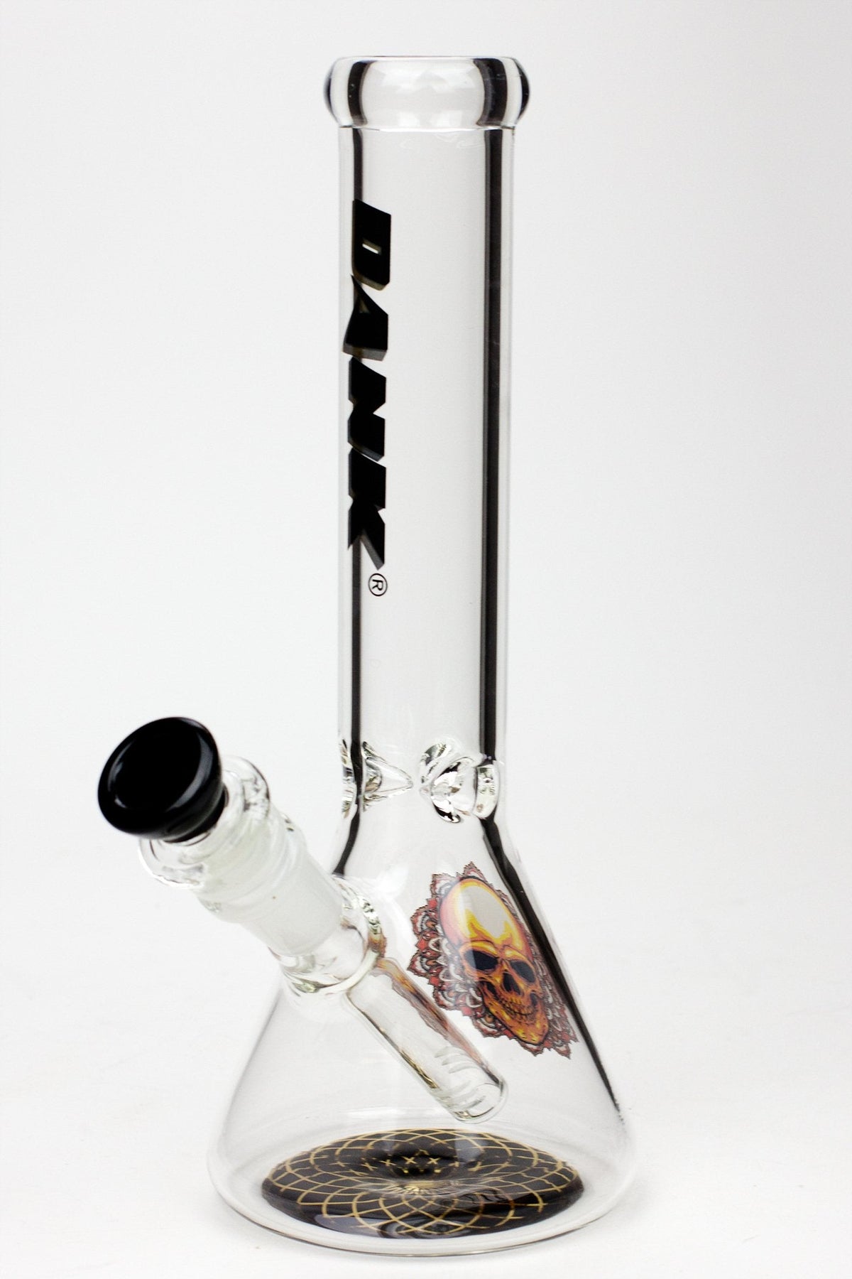 9.5" DANK Beaker Bong in Black