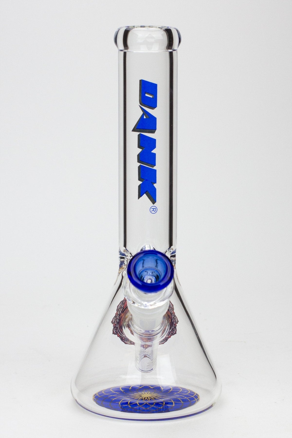 Front View of the 9.5" DANK Beaker Bong