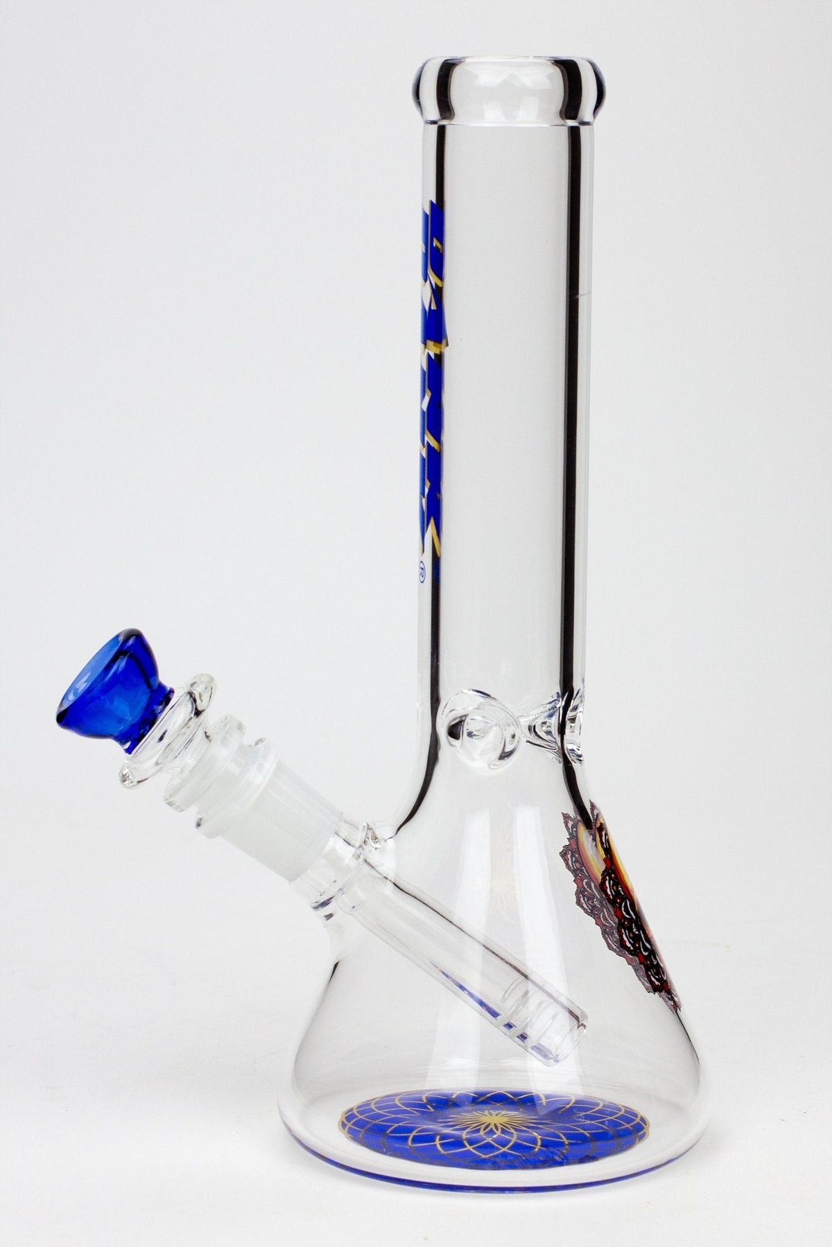 9.5" DANK Blue Beaker Bong 