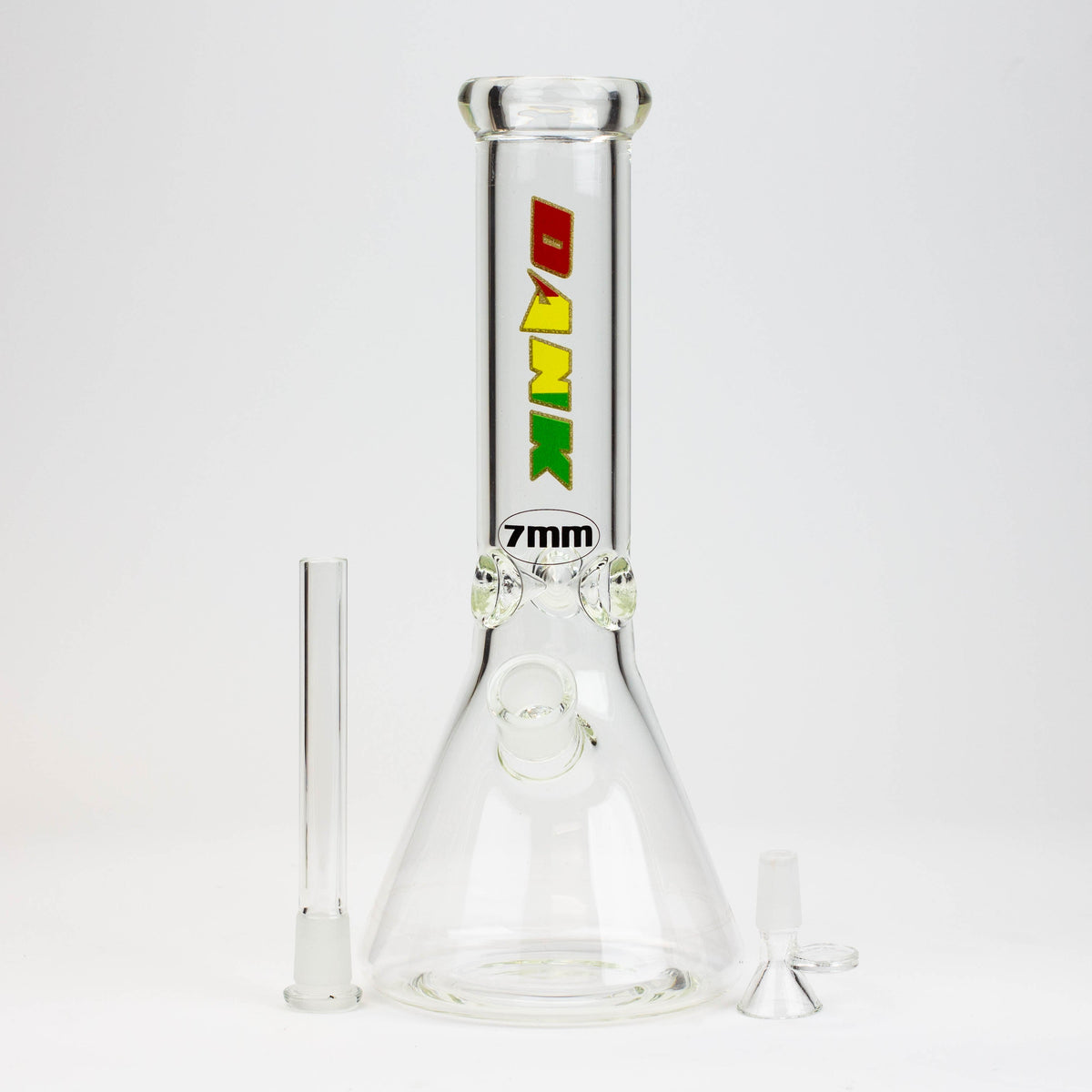 12 Inch Glass Pyramid Beaker Bong from DANK