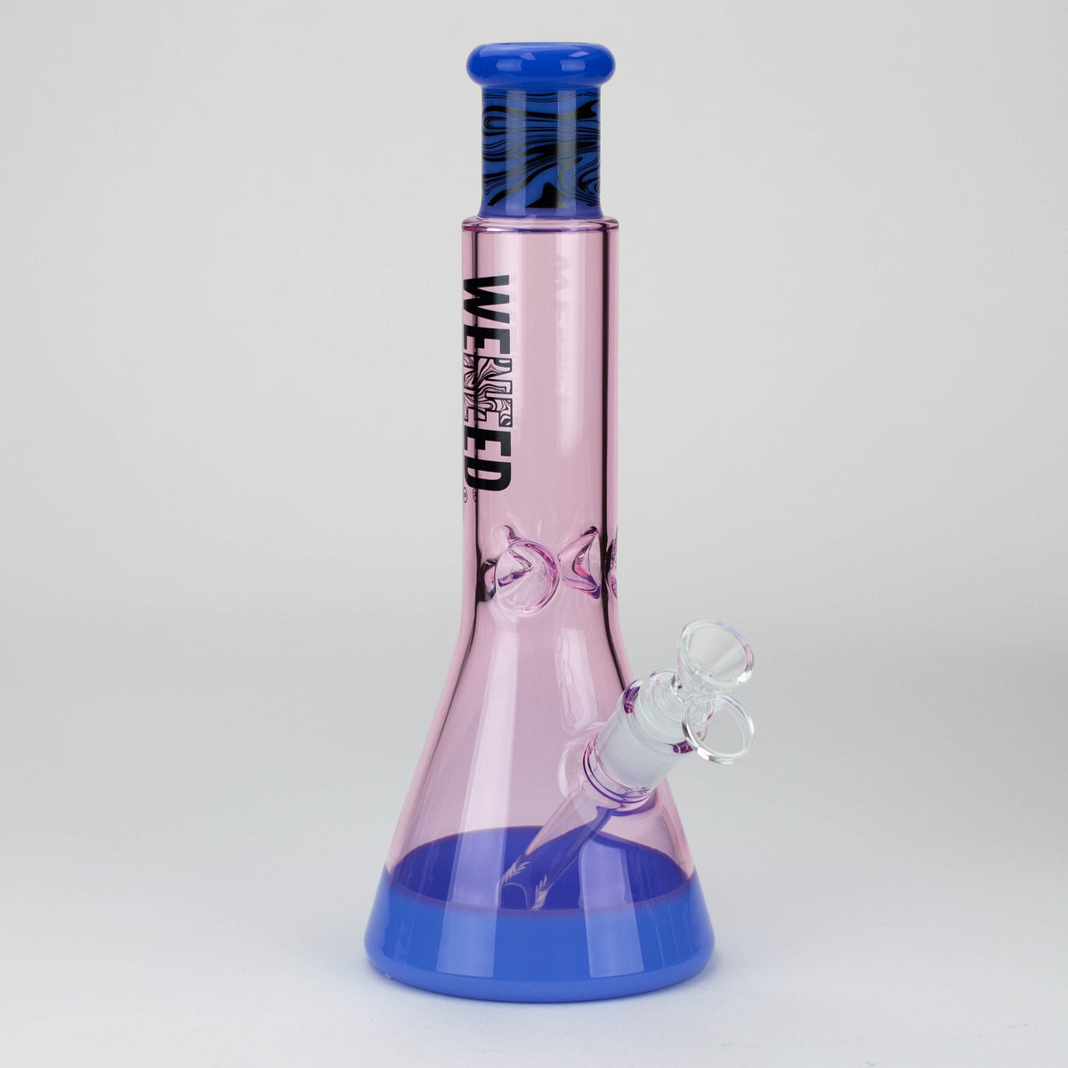 12" Dark Matter Water Bong in Pink from WENEED Glass