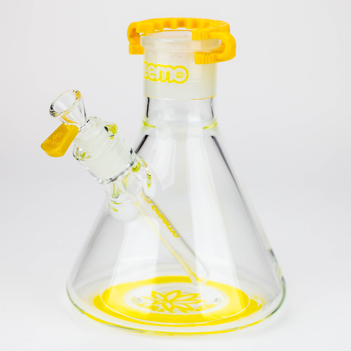 Classic Yellow Detachable Beaker Bong Base from Preemo