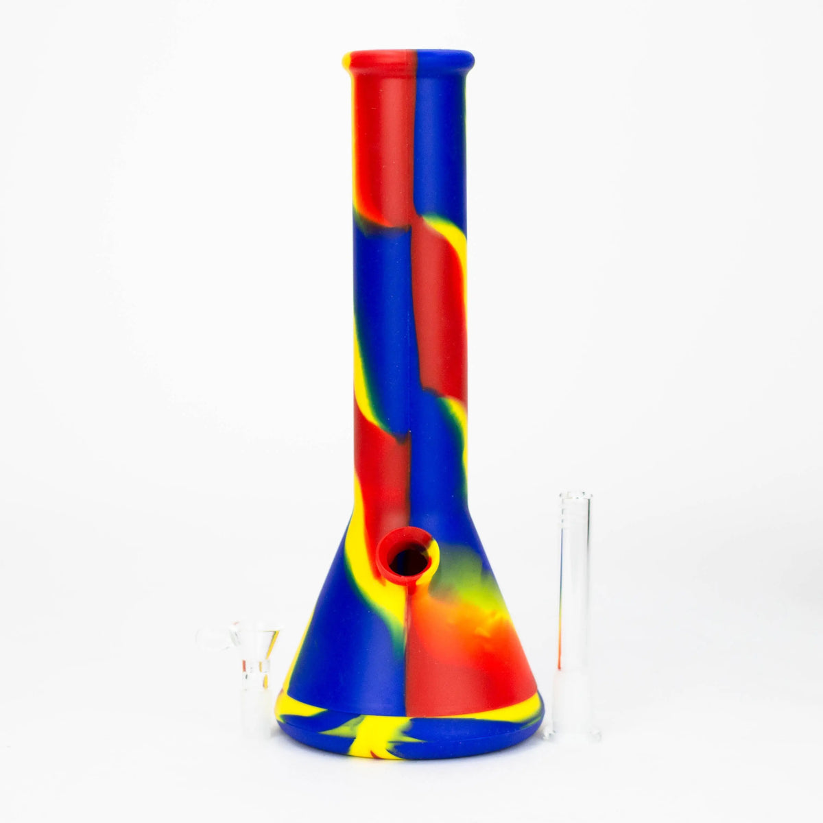 12 inch Detachable Silicone Beaker Bong with downstem and bowl piece