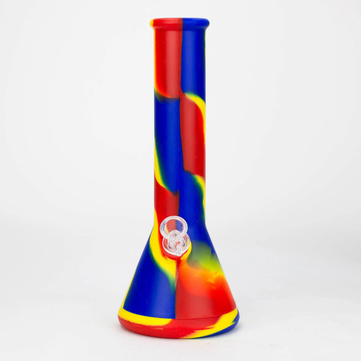 Front View of the 12 inch Detachable Silicone Beaker Bong