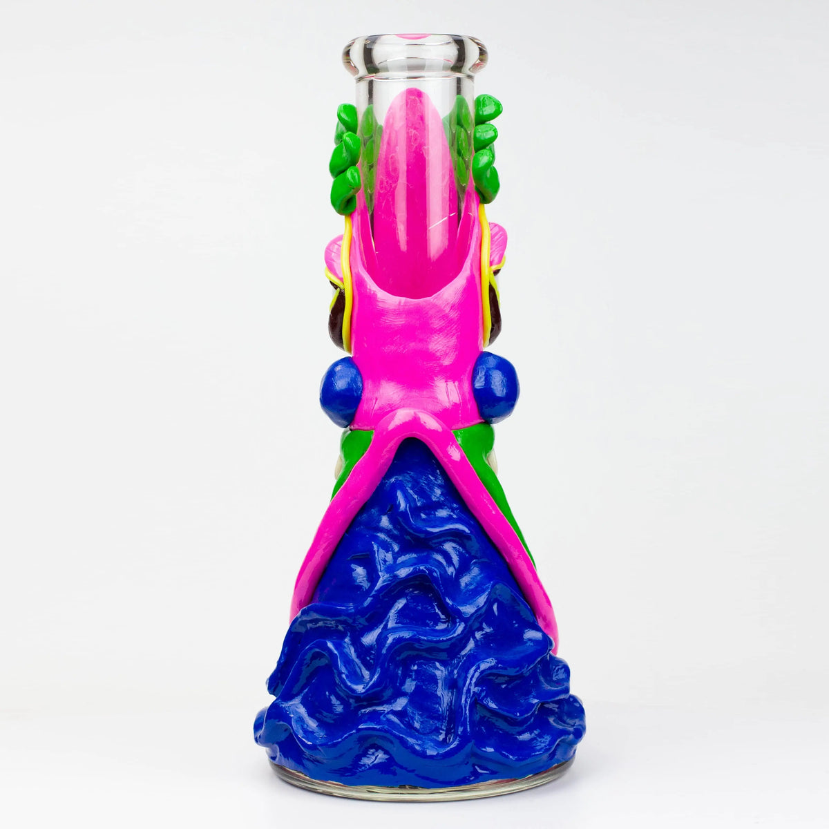 Back of the Evil Clown Beaker Bong