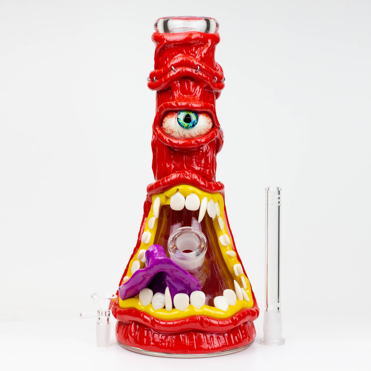 Faded Monster Bong in Red