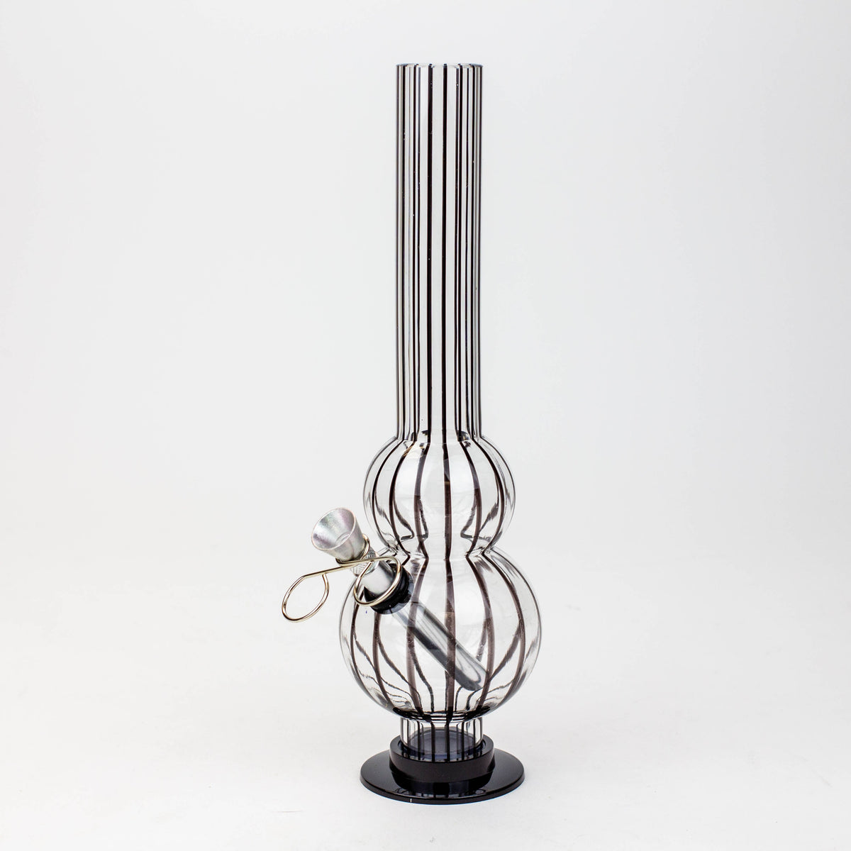 10" acrylic water pipe assorted [FK series] Black