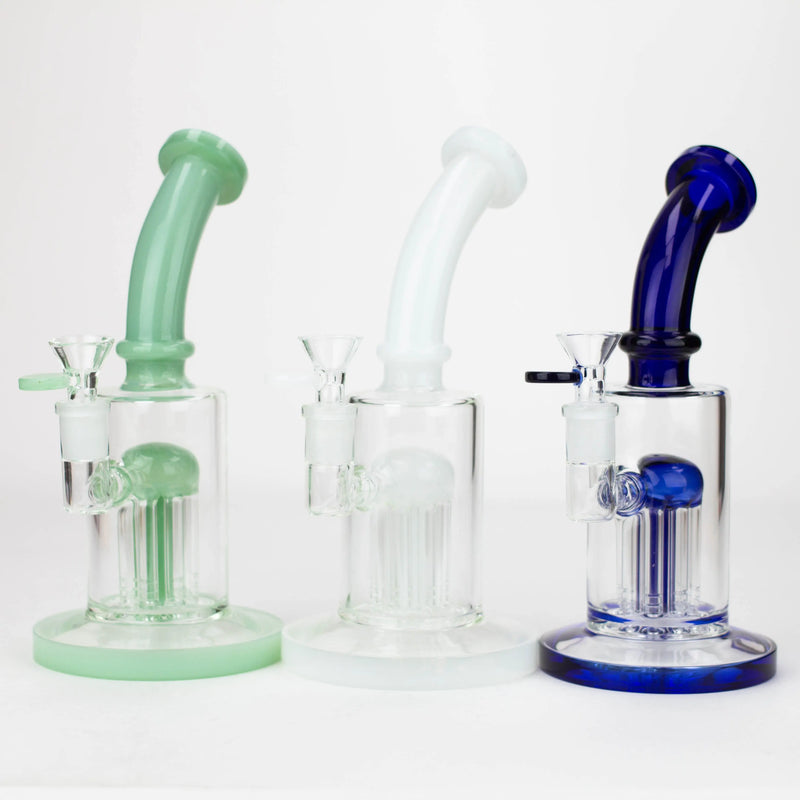 8.5" Glass Bubbler Bong with 8-Arm Percolator Canada