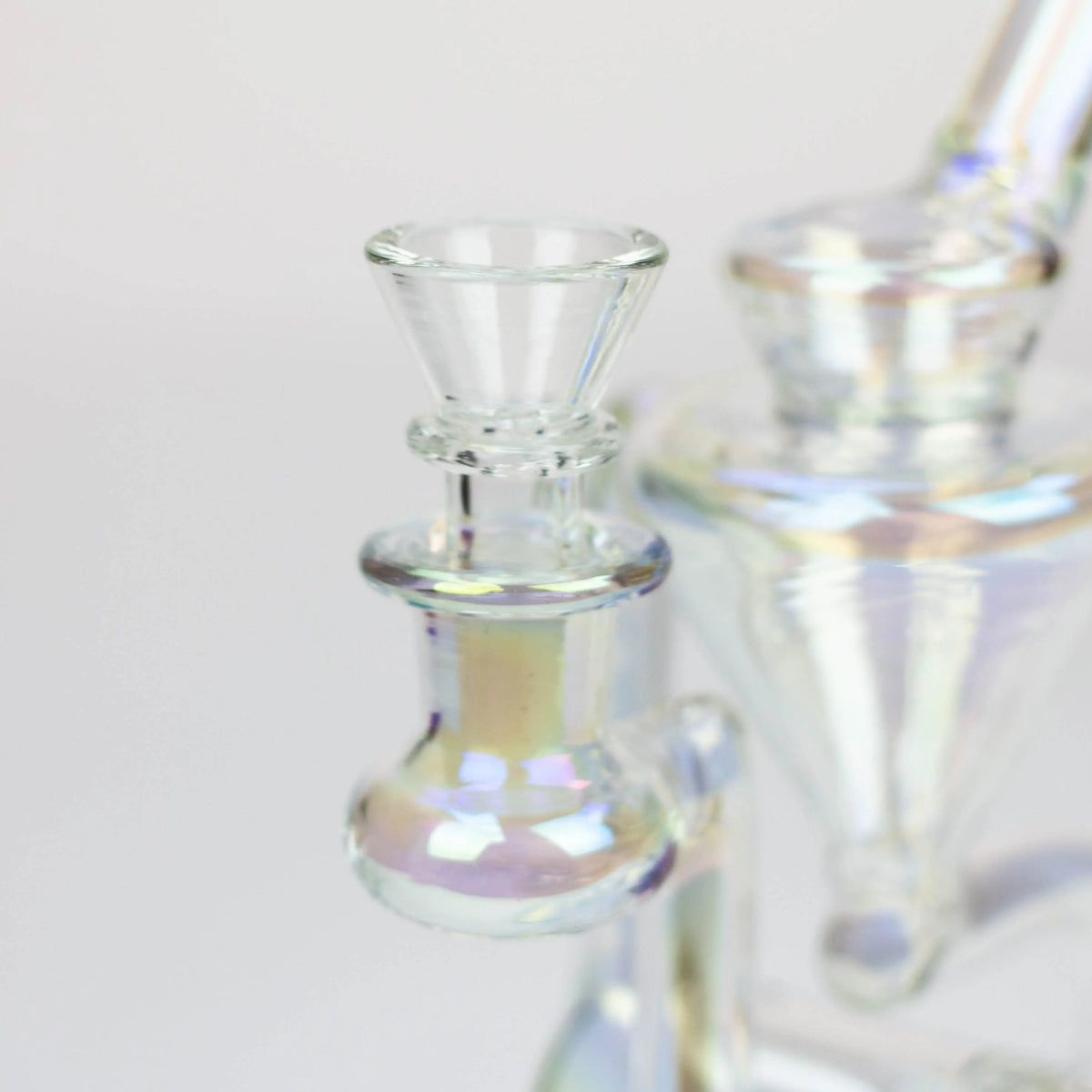 Bowl piece for the electroplated glass recycler dab rig hybrid